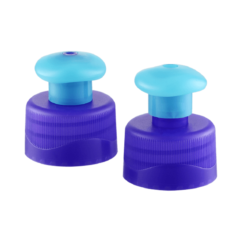 Two-color pp plastic push pull cap