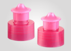 Does the Plastic Push Pull Cap completely prevent the leakage of liquid or powdered substances?