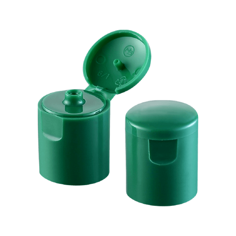 Plastic flip top cap for chemical industry