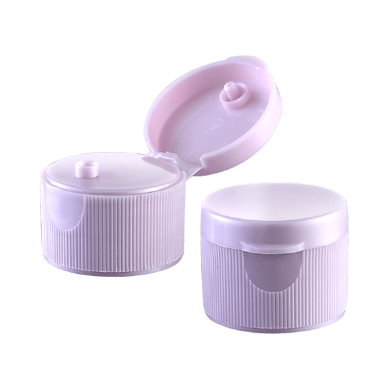 Colorful appearance plastic flip top cap