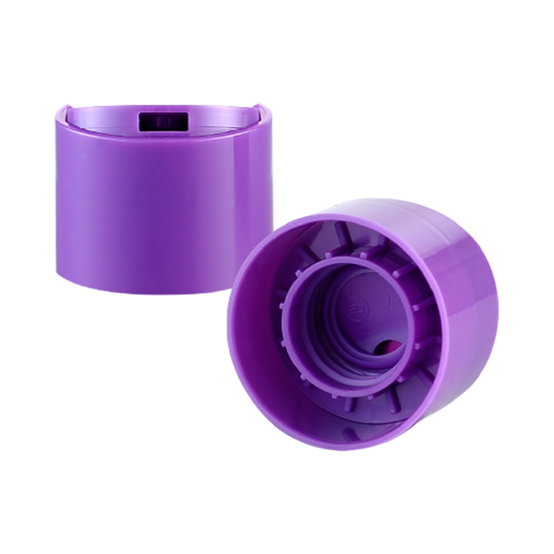 Mysterious purple pp plastic disc top cap