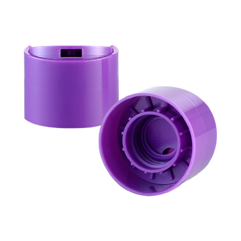 Mysterious purple pp plastic disc top cap