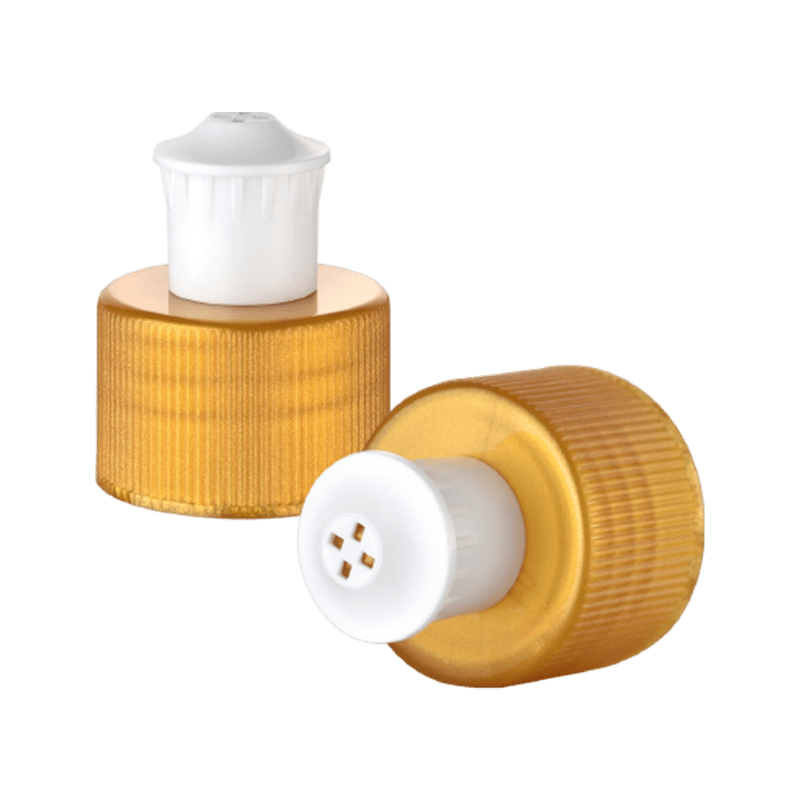33mm Height Yellow Plastic Push Pull Cap