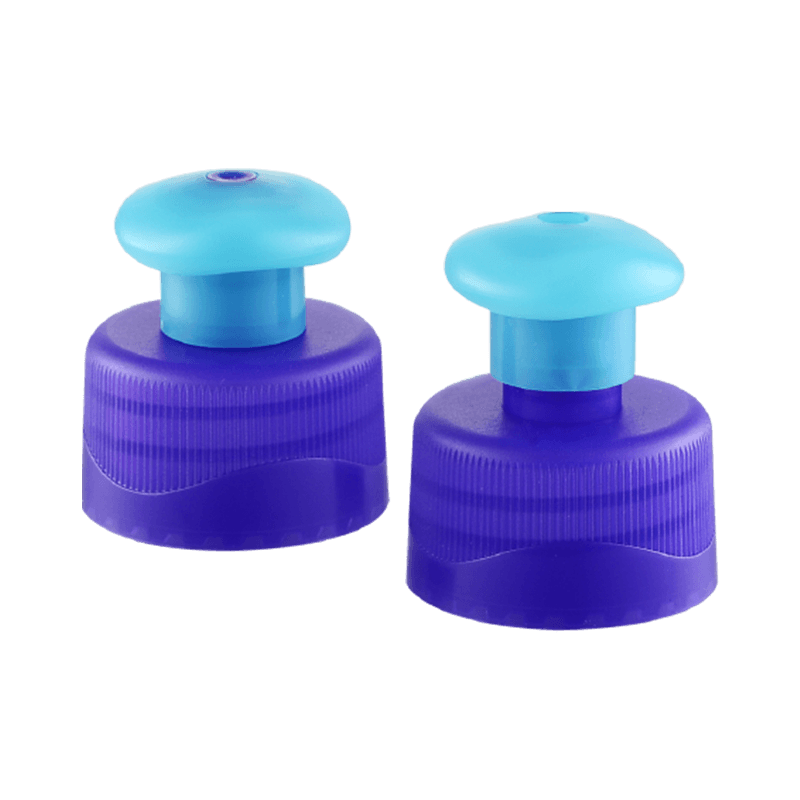 Two-color pp plastic push pull cap