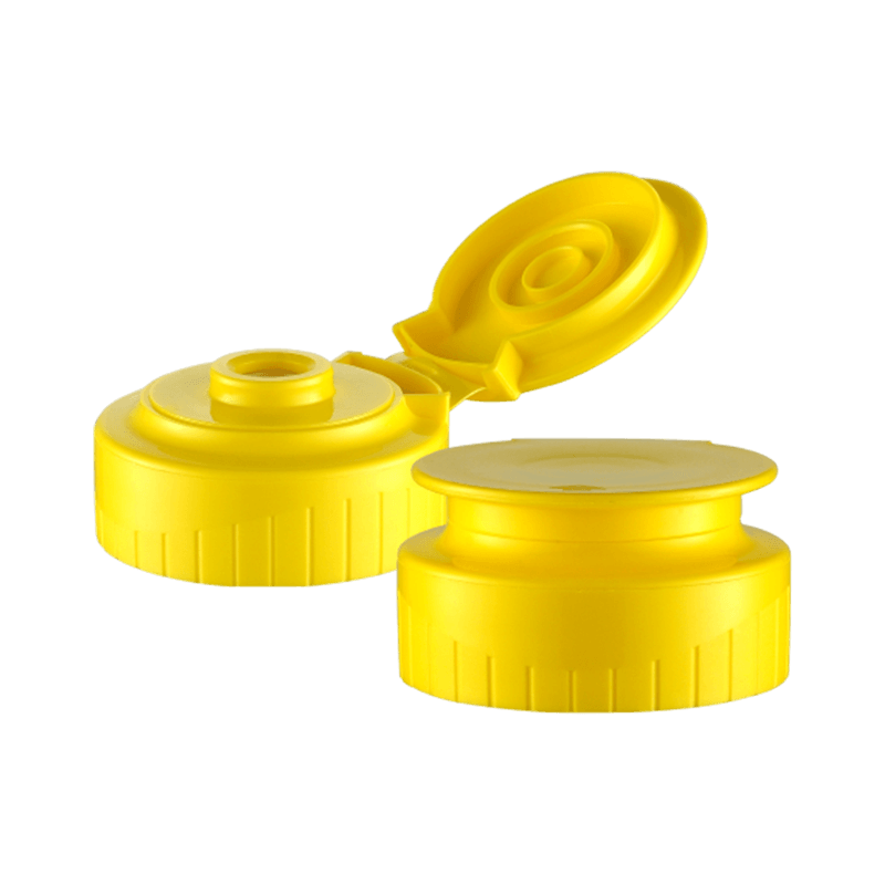 Yellow plastic silicone tpe cap for detergent